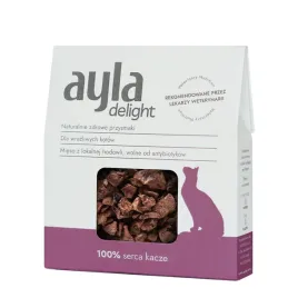 Zdjęcie produktu Ayla Cat Serca kacze Origin - Liofilizowane 28g