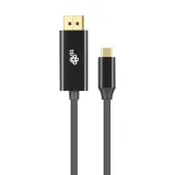 kabel-usb-c-displayport-2m-czarny-waga-z-opakowaniem-0-09-kg