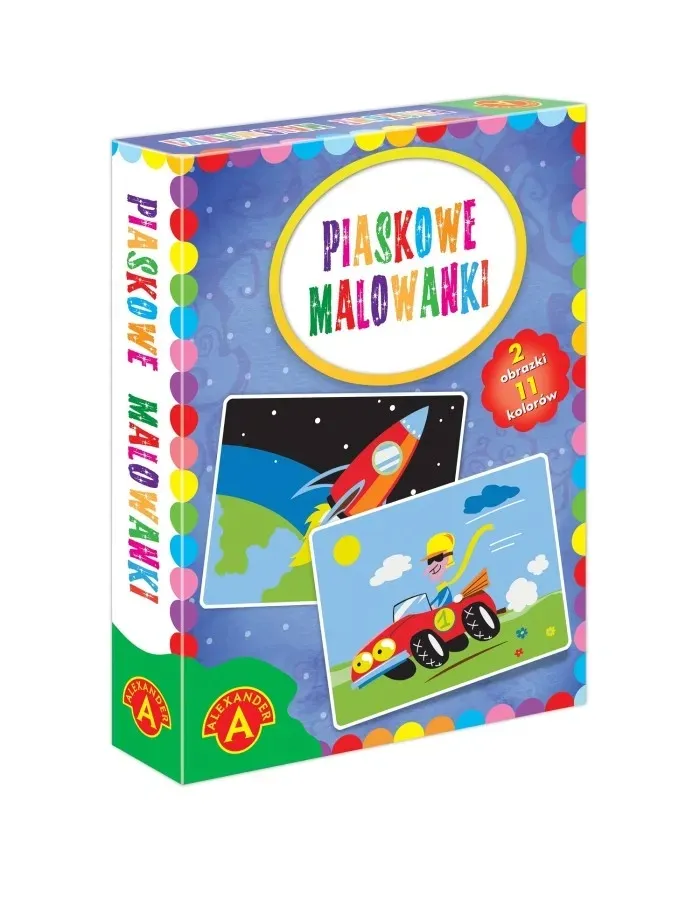 piaskowe-malowanki-auto-rakieta-stan-nowy