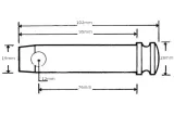 sworzen-bolec-standardowy-19-x-76-mm-stan-nowy