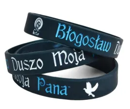 opaska-silikonowa-blogoslaw-duszo-moja-pana-grafitowa-180-mm
