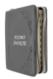 pismo-swiete-tysiac-male-skora-zamek-ciemny-szary