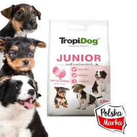 tropidog-premium-zbilansowana-karma-dla-szczeniat-malych-ras-indyk-25kg