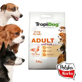 tropidog-premium-zbilansowana-karma-dla-doroslych-malych-psow-kaczka-25-kg