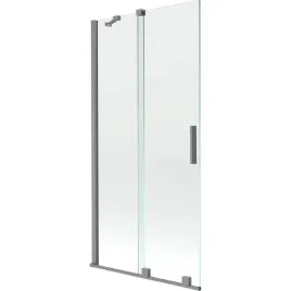 mexen-velar-parawan-90x150-cm-2-skrzydlowy-transparent-gun-metal