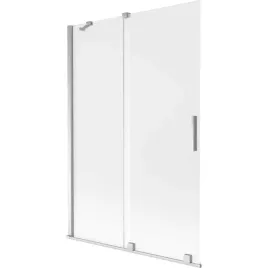 mexen-velar-parawan-2-skrzydlowy-120x150cm-szron-chrom-latwe-czyszczenie