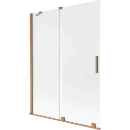 mexen-velar-parawan-2-skrzydlowy-130x150-cm-szron-miedz-szczotkowana