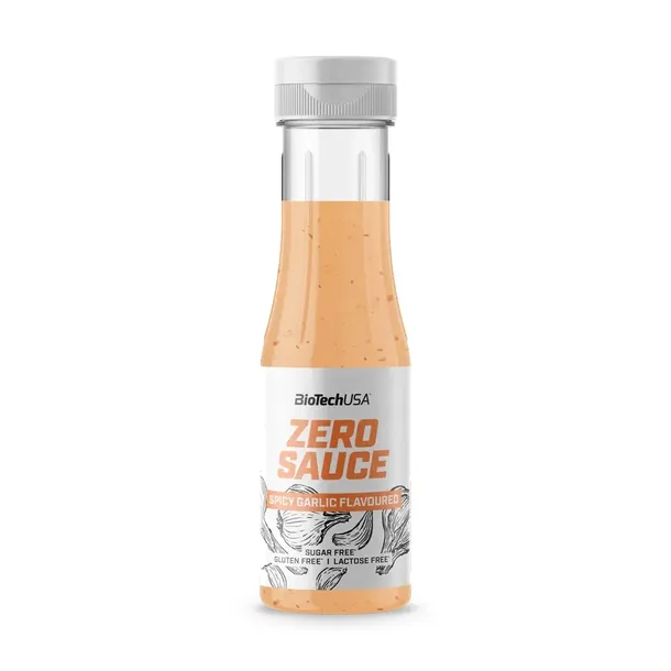 biotech-zero-sauce-350ml-spicy-garlic