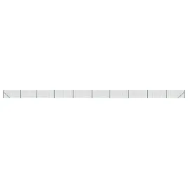 ogrodzenie-z-siatki-ze-stopami-slupkow-zielone-11x25-m