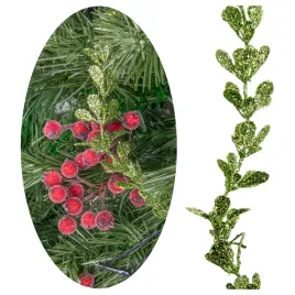 zielona-girlanda-lancuch-choinkowy-stroik-z-brokatem-150-cm