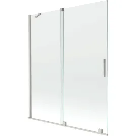 mexen-velar-parawan-140x150-cm-transparent-nikiel-szczotkowany