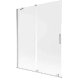 mexen-velar-parawan-nawannowy-140x150-cm-szron-chrom-przesuwany