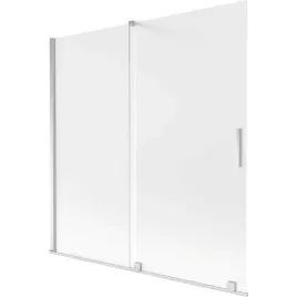 mexen-velar-parawan-2-skrzydlowy-160x150-cm-szklo-szron-chrom