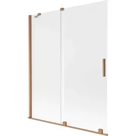 mexen-velar-parawan-2-skrzydlowy-140x150cm-szron-miedz-szczotkowana