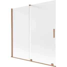 mexen-velar-parawan-2-skrzydlowy-160x150cm-szron-miedz-szczotkowana