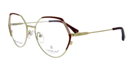 oprawki-do-okularow-damskie-zlote-szesciokatne-bordo-vermari-milano-ve806c2