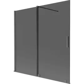 mexen-velar-parawan-wannowy-160x150cm-grafit-gun-gray-szczotkowany