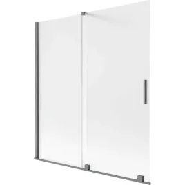 mexen-velar-parawan-150x150-cm-szron-gun-metal-2-skrzydlowy
