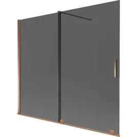 mexen-velar-parawan-wannowy-2-skrzydlowy-180x150cm-grafit-zloto