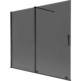 mexen-velar-parawan-180x150-cm-grafit-czarny-rozsuwany-8mm-szklo