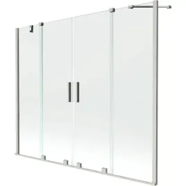 mexen-velar-duo-parawan-170x150-cm-transparentny-nikiel-szczotkowany