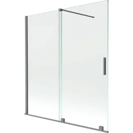 mexen-velar-parawan-2-skrzydlowy-150x150-cm-transparent-gun-metal
