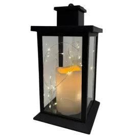 lampion-latarnia-czarna-led-szklo-tworzywo-sztuczne-swieta-slub-28-cm