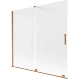 mexen-velar-parawan-rozsuwany-170x150cm-szron-miedz-szczotkowana