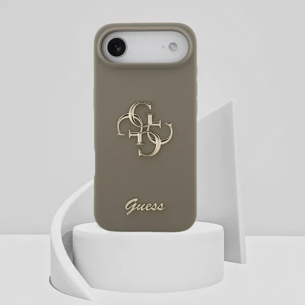 etui-guess-silicone-big-4g-script-do-iphone-air-brazowy