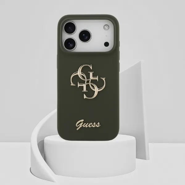etui-guess-silicone-big-4g-script-do-iphone-17-pro-khaki-stan-nowy-kolor-zielony