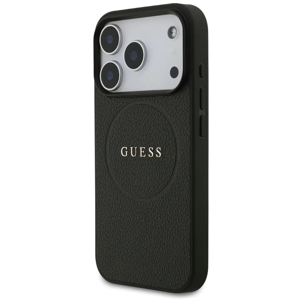 etui-guess-grained-ring-magsafe-do-iphone-17-pro-czarny