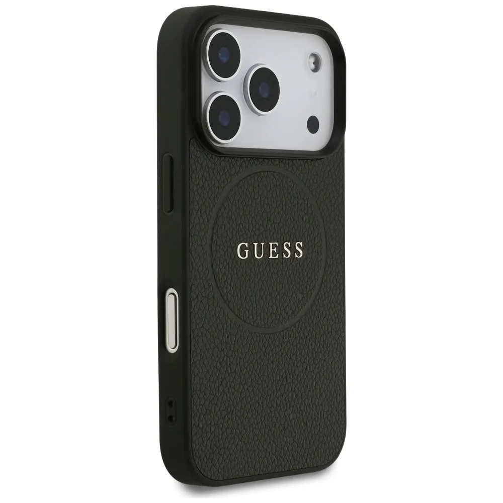etui-guess-grained-ring-magsafe-do-iphone-17-pro-czarny