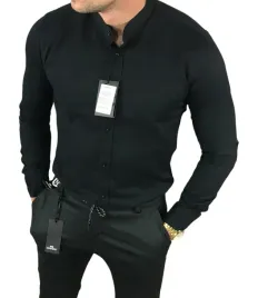 koszula-slim-fit-ze-stojka-czarna-ego01-m