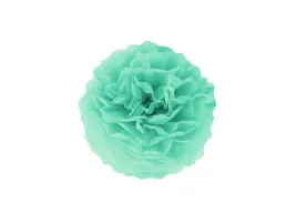 dekoracja-wiszaca-pompon-kwiat-turkusowy-25-cm-1-szt