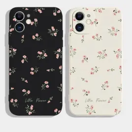 etui-plecki-na-smartfon-apple-iphone-12-z-kwiatowym-wzorem-czarne-i-kremowe