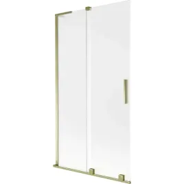 mexen-velar-l-parawan-na-wanne-100x150cm-szron-zloty-2-skrzydlowy