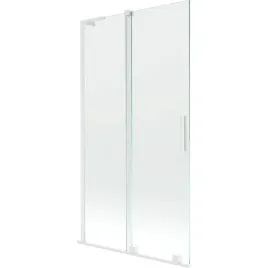 mexen-velar-l-parawan-na-wanne-100x150-cm-przesuwany-bialy