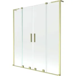 mexen-velar-l-parawan-150x150cm-zloty-transparent-rozsuwany