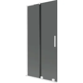 mexen-velar-l-parawan-2-skrzydlowy-95x150-grafit-bialy-8mm-szklo