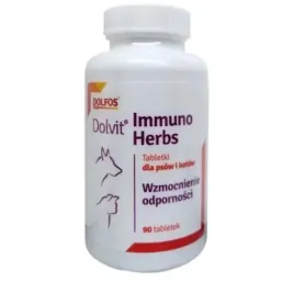 dolfos-dolvit-immuno-herbs-90-tabl-na-odpornosc-dla-kota-psa