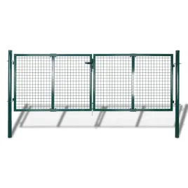 furtka-stalowa-306x125-cm-ciemnozielona