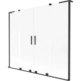 mexen-velar-l-duo-parawan-wanny-170x150cm-szron-czarny-rozsuwany