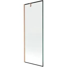 mexen-parawan-1-skrzydlowy-70x150-cm-czarne-szklo-miedziane-wykonczenie