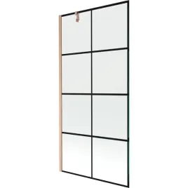 mexen-next-parawan-wnekowy-90x150cm-czarny-miedz-szczotkowana