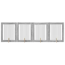 bramka-dla-psow-z-podporkami-4-szt-szary-sonoma-80-x-100-cm