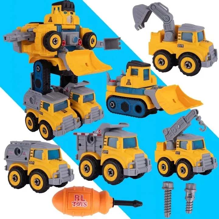 robot-transformujacy-w-autka-budowlane-5-sztuk