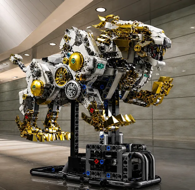 robot-lew-tygrys-technic-klocki-konstrukcyjne-premium-1073-el-material-plastik