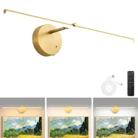 bezprzewodowa-lampa-nad-obraz-konkiet-led-zlota-60cm-pilot-akumulator