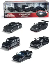 zestaw-5-pojazdow-black-edition-metalowe-auta-mercedes-audi-brabus-resoraki