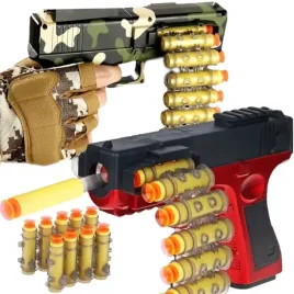 glock-pistolet-na-strzalki-pol-automatyczny-wyrzutnia-nerf-20-strzalek